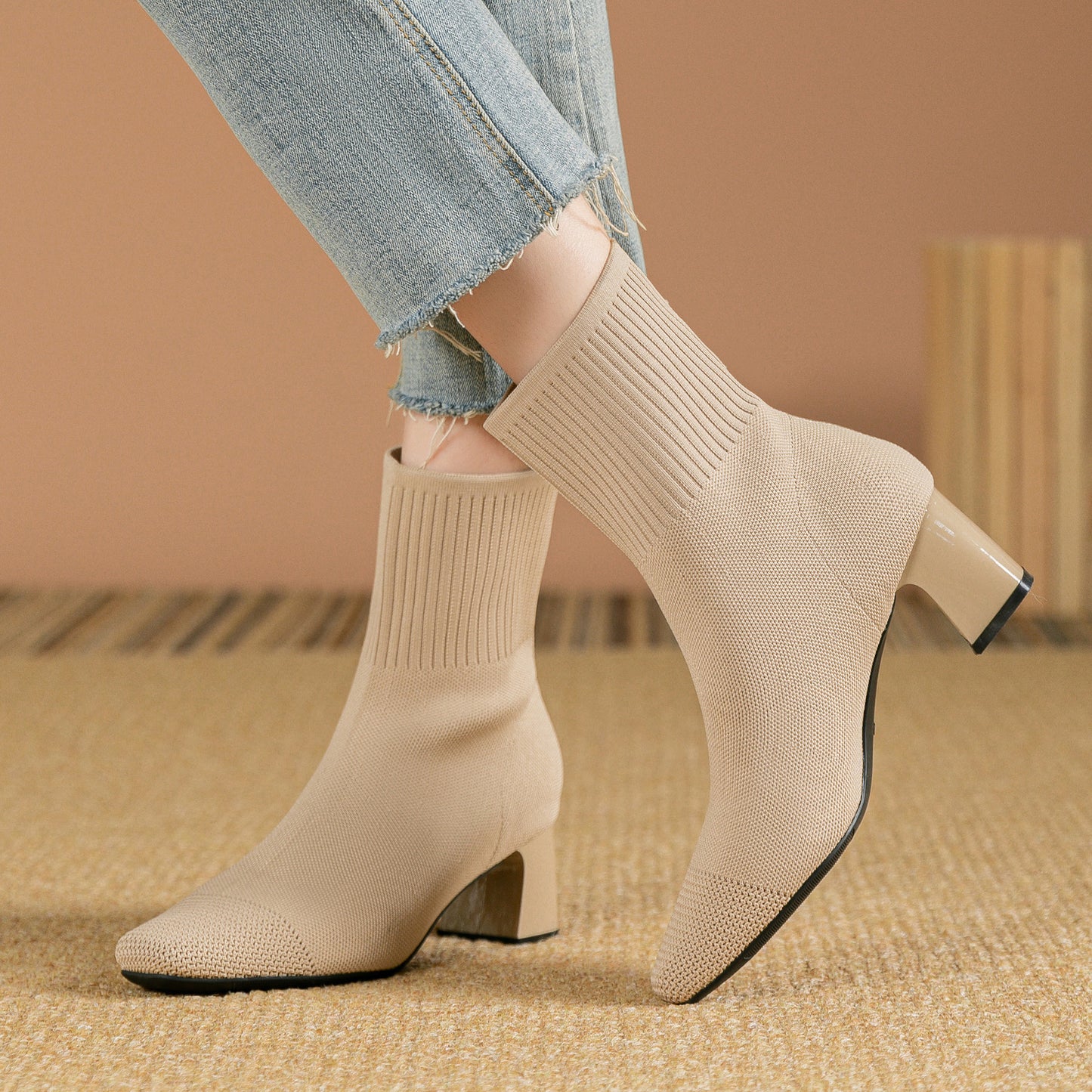 Anna |  Bottines Stretch Tendance