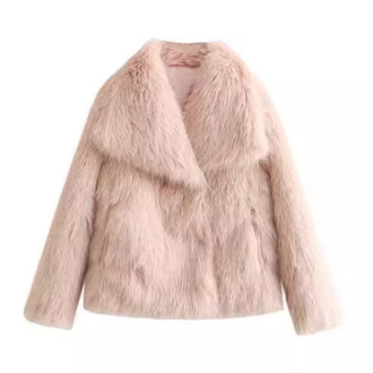 Manteau d'Hiver Peluche Chic