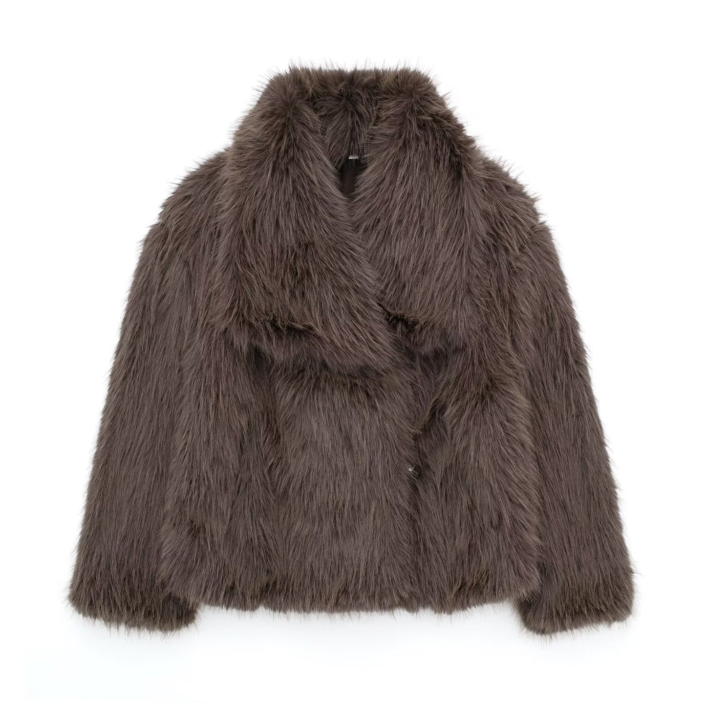 Manteau d'Hiver Peluche Chic