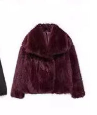 Manteau d'Hiver Peluche Chic