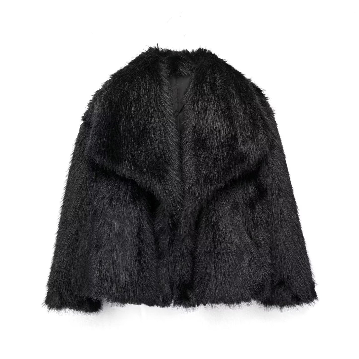 Manteau d'Hiver Peluche Chic