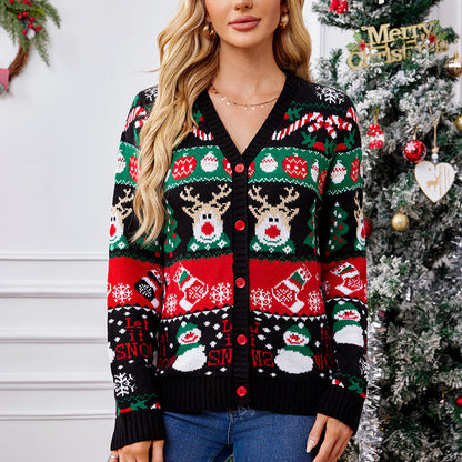 Cardigan Christmas en Maille