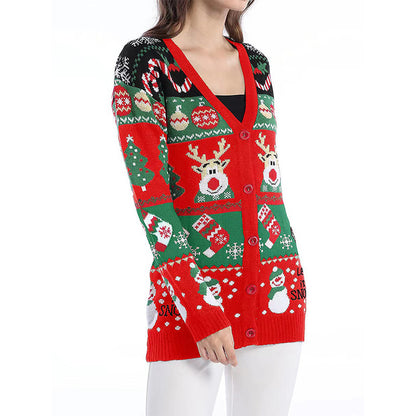 Cardigan Christmas en Maille