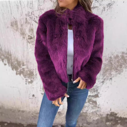 Veste en peluche Luscina