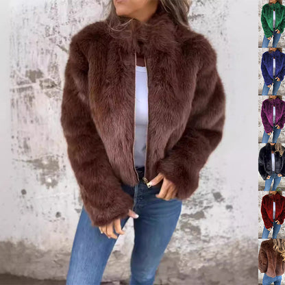 Veste en peluche Luscina