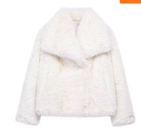 Manteau d'Hiver Peluche Chic