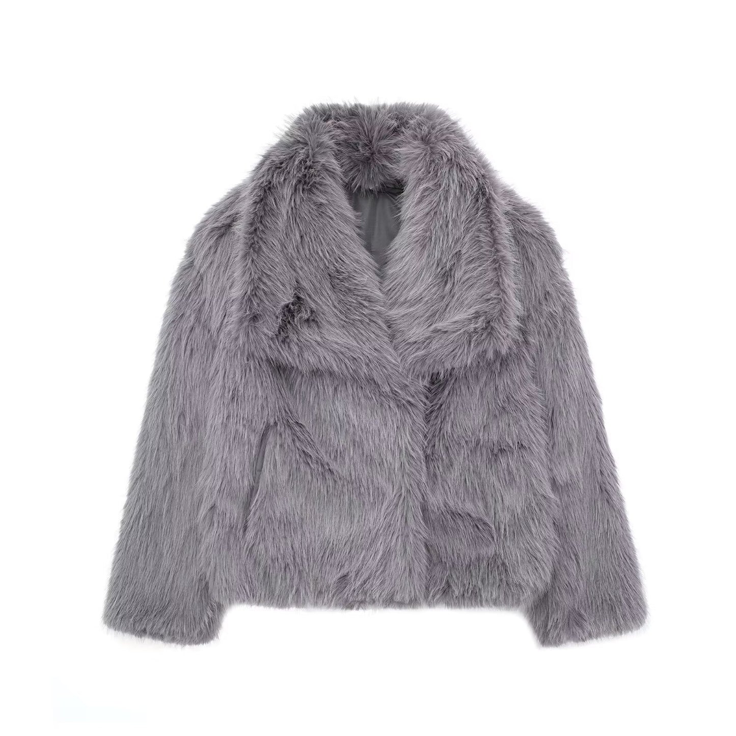 Manteau d'Hiver Peluche Chic