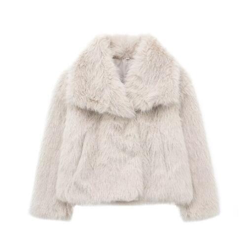 Manteau d'Hiver Peluche Chic